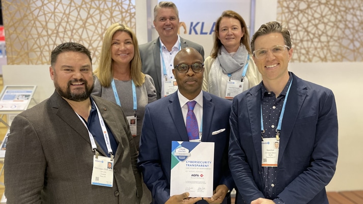 featured image 713-401 KLAS Censinet Cybersecurity Transparency award
