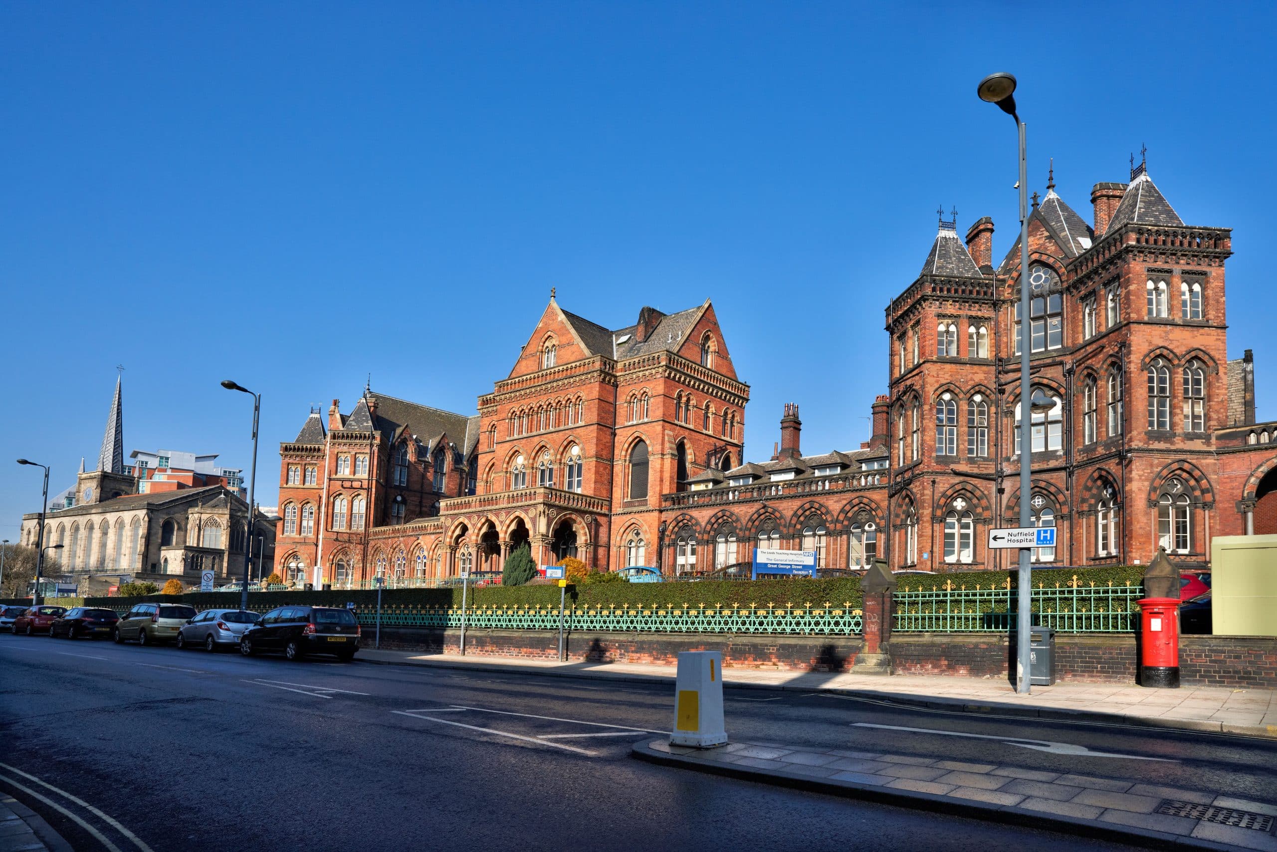 Leeds General Infirmary in the centre of Leeds, West Yorkshire Leeds Teaching Hospital