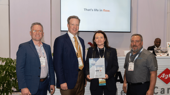 Untitled design (4) Agfa HealthCare confirmed for the 2nd year Cybersecurity Transparent Leader