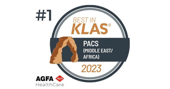 AGFA HealthCare winner of 2023 Best in KLAS award